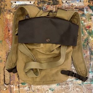 Boutique canvas backpack and cross body